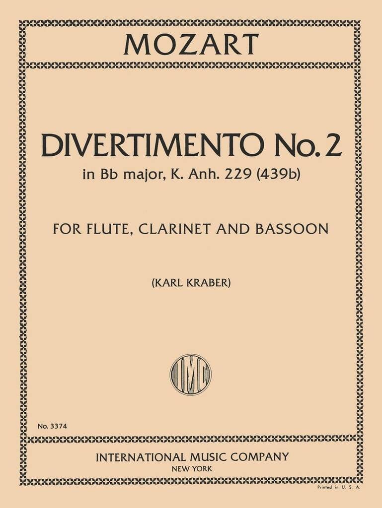 Divertimento N. 2 K 229 (439B)
